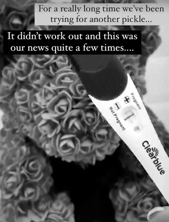 Тест на беременность Стейси Соломон