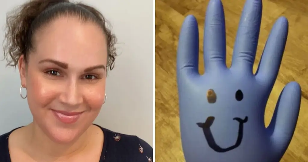 Как эта мама использовала резиновую перчатку, чтобы научить дочь терпению