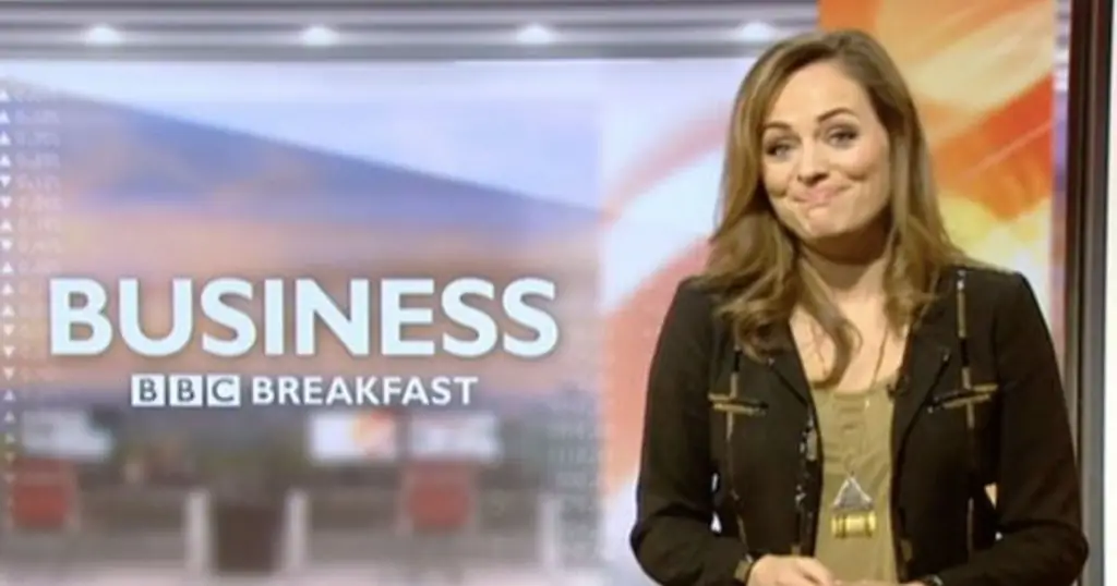 У ведущей BBC начались схватки через несколько секунд после прочтения новостей в прямом эфире