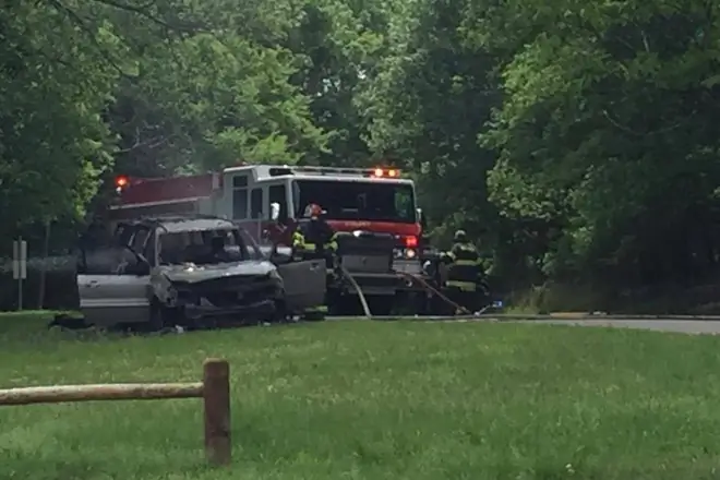 Автомобильный пожар