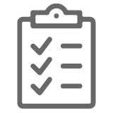 Illustration of a clipboard with check marks on it