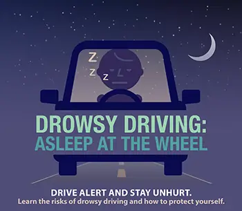 Infographic: Drowsy Driving - Asleep at the Wheel