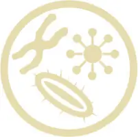 Иллюстрация микробов в чашке Петри