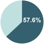 57.6%