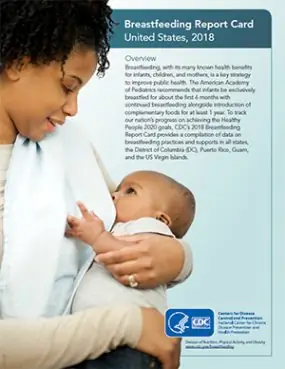 Cover: 2018 Breastfeeding Report Card