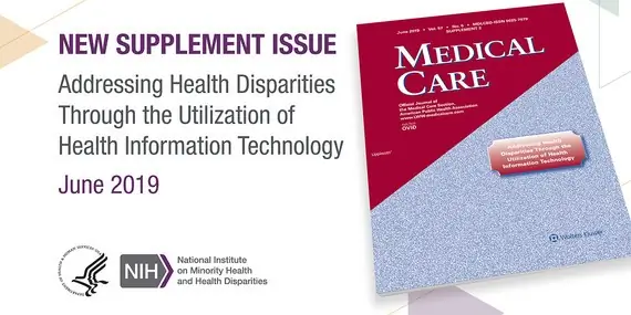 cover of the new supplement - Health Disparities through the utilization of health information technology June 2019 cover of the new supplement - Health Disparities through the utilization of health information technology June 2019