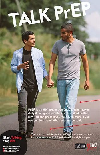 Poster: Talk Undetectable - Star Talking. Stop HIV