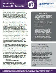 Executive Summary for the Indian Country Road Map cover