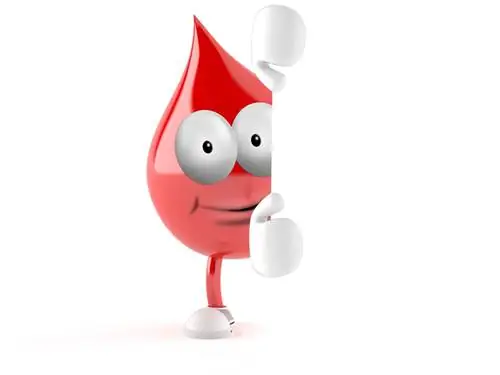 милая иллюстрация капли крови