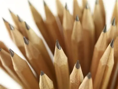 группа заточенных карандашей