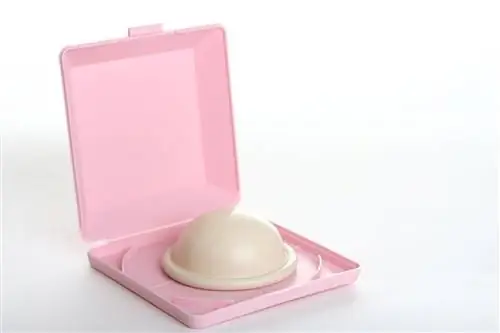 Вставка чашки диафрагмы для контроля над рождаемостью