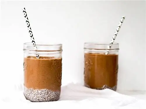 шоколадный смузи с чиа