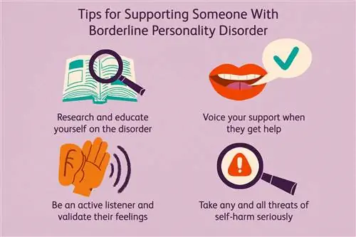 Советы по поддержке людей с пограничным расстройством личности - иллюстрация Терезы Кьечи