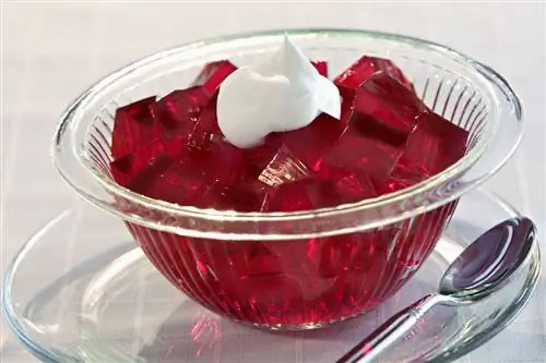 Желатин Red Jell-O со взбитыми сливками