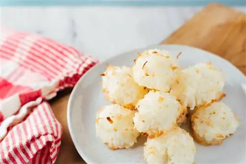 Кокосовое миндальное печенье