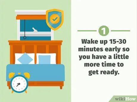 Хорошего распорядка дня в школьные дни, шаг 1