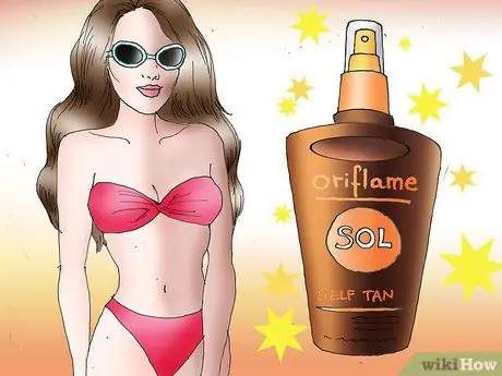 Нанесите автозагар, шаг 1