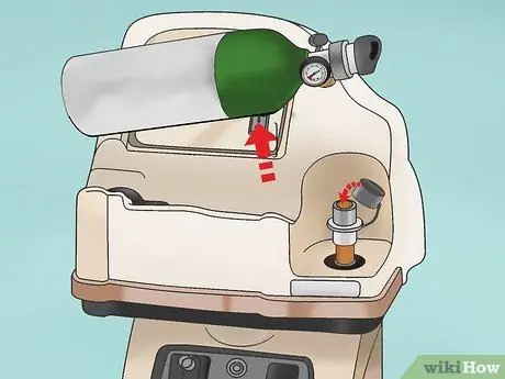 Заполните кислородный баллон Шаг 8