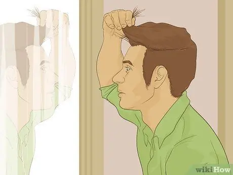 Стрижка челки для мужчин, шаг 1