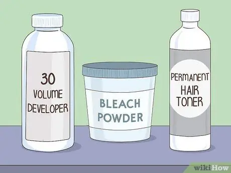 Отбеливание волос блондинкой, новинка, шаг 1