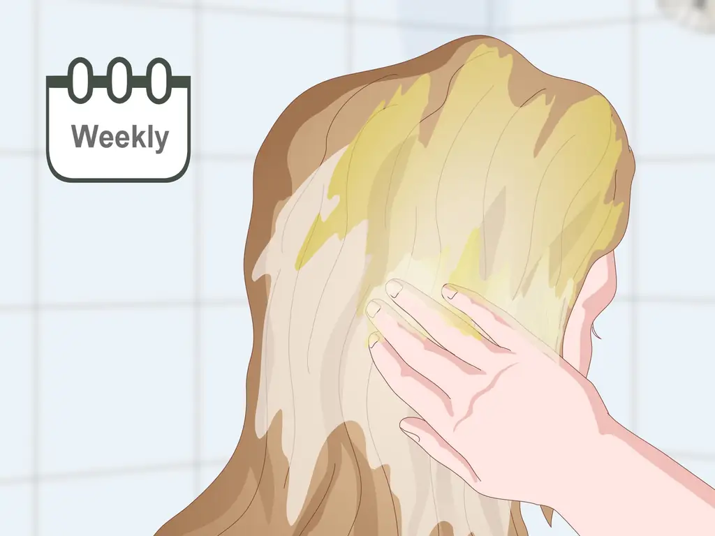 Как сделать маску для волос с кокосовым маслом (с иллюстрациями)