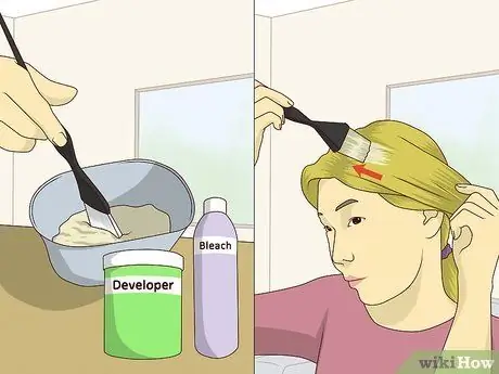 Осветлите волосы, шаг 3