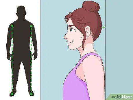 Правильная поза головы вперед, шаг 1