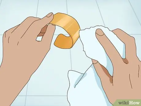 Чистка латунных украшений, шаг 3