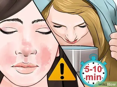 Используйте пар для снятия давления в носовых пазухах Шаг 9 Используйте пар для снятия давления в носовых пазухах Шаг 9