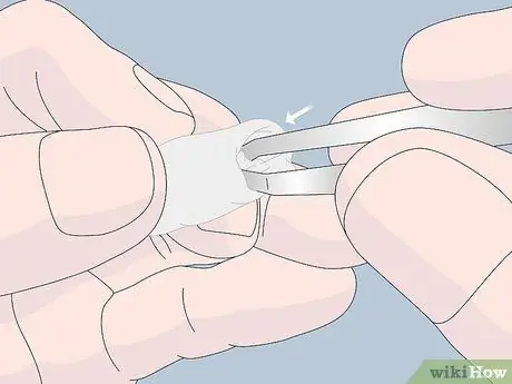 Сложите марлю для рта Шаг 7