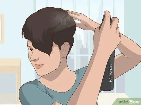 Стиль Fauxhawk Step 5