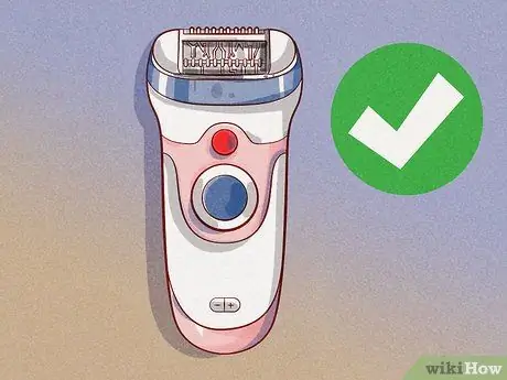 Используйте эпилятор Шаг 1