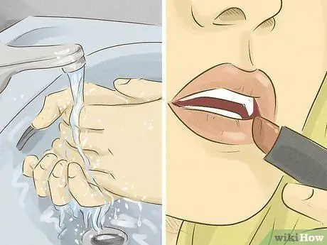 Исцеление губ после укуса Шаг 4