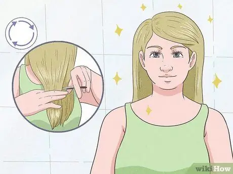 Подстригайте волосы при их отрастании, шаг 15