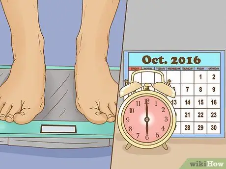 Взвешивайтесь во время диеты Шаг 6