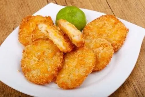 Запеченные крабовые котлеты