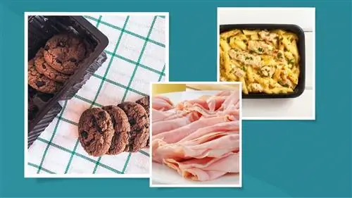 полуфабрикаты печенье замороженные ужины обед мясо