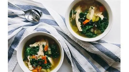 куриный суп с капустой