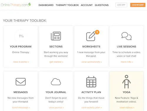 Платформа Online-Therapy.com демонстрирует преимущества для пользователей.