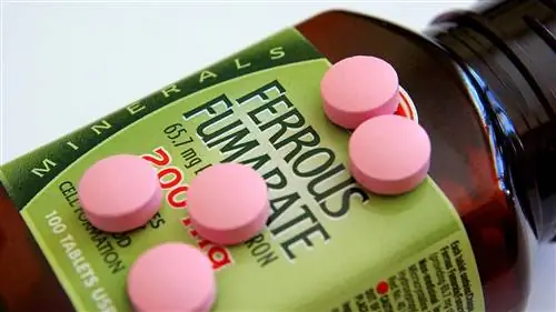 Фумарат железа - это разновидность соли железа, пероральные соединения железа, рекомендуемые для лечения дефицита железа у людей с ВЗК.