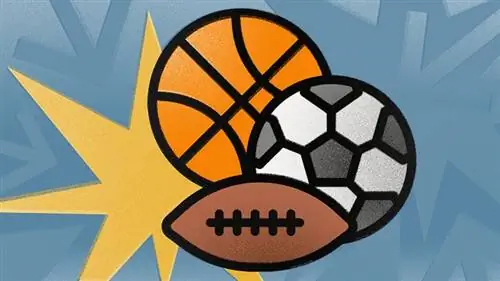 иллюстрация спортивных мячей