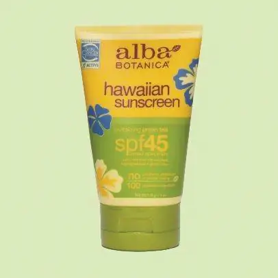 Alba Botanica Солнцезащитный крем с гавайским зеленым чаем