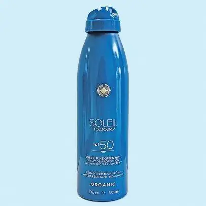 Soleil Toujours Органический прозрачный солнцезащитный спрей