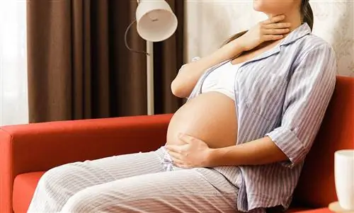 Боль в горле при беременности: что помогает?