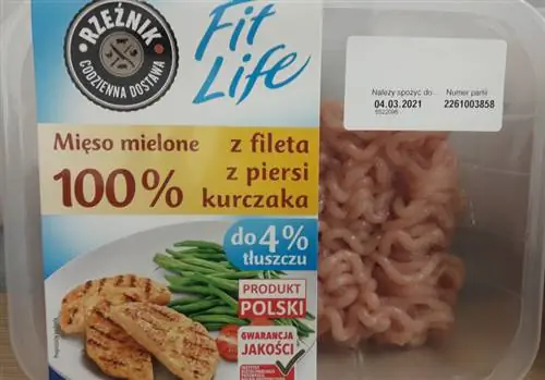 Фарш из куриного филе в наличии в Lidl